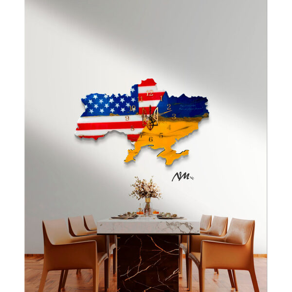 Ukrainian USA Clock - Image 2